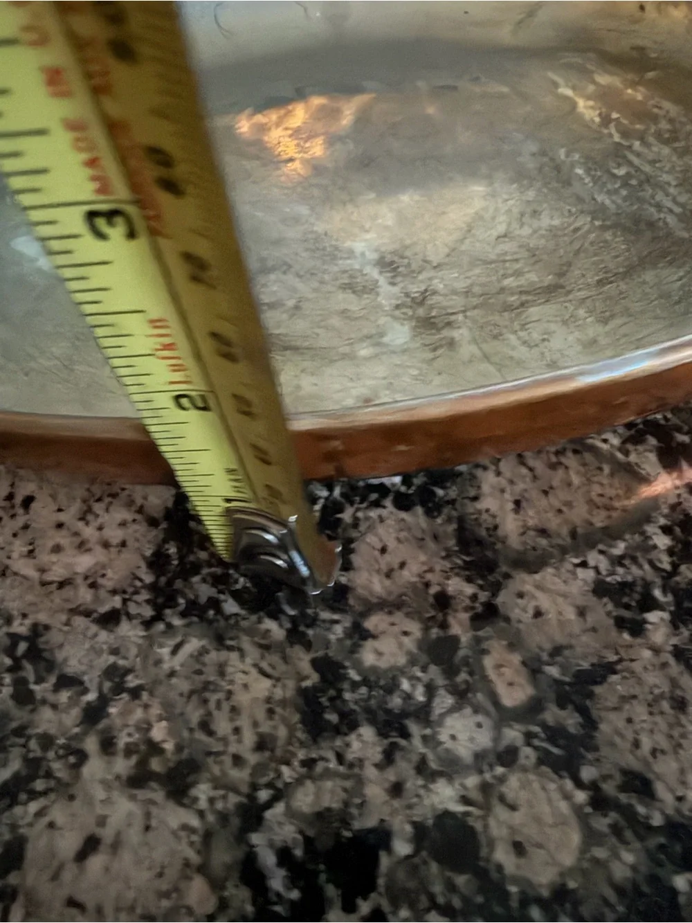 Vintage Copper-Toned Oval Serving Pan with Twin Handles